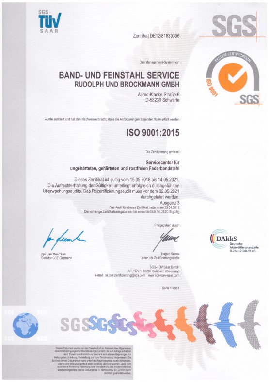ISO 9001:2015 Zertifikat deutsch ISO 9001:2015 Zertifikat deutsch