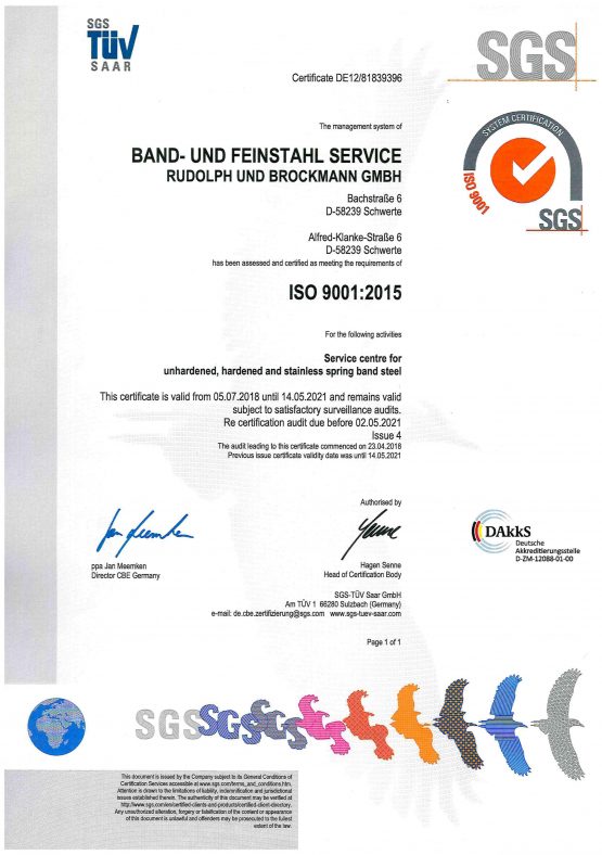 ISO 9001-2015 TÜV Certificate ISO 9001-2015 TÜV Certificate